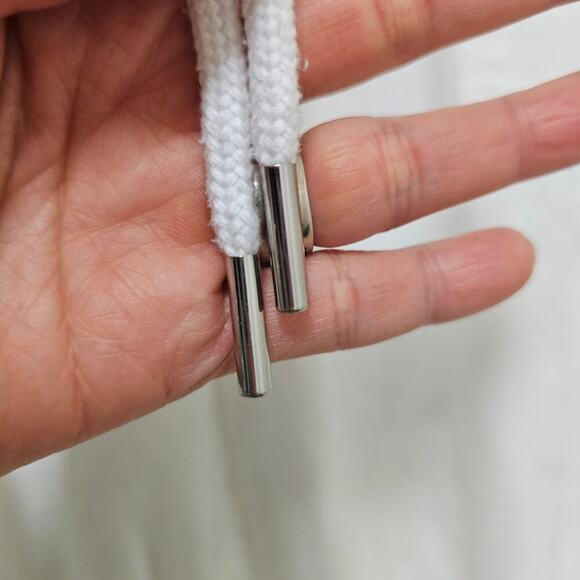 Athleta Cabo White Sz18 Linen Wide leg pants. Calla Lily. Relaxing Boho. Elastic - Picture 12 of 15